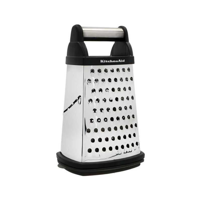 KitchenAid Universal Box Grater With Measuring Cups Stainless Steel image number 1